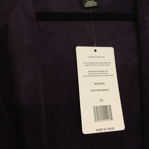 Large! Merlot color (Purple) Velvet lined. - Picture 4 of 8